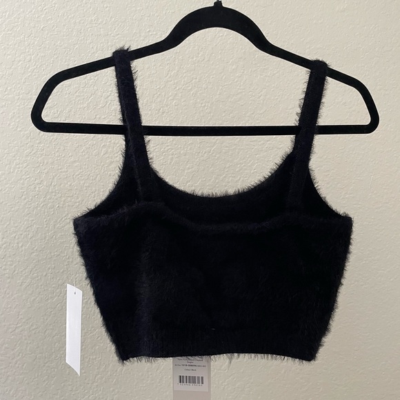 Women’s NA-KD fluffy cardigan and crop tank top set - Picture 3 of 7